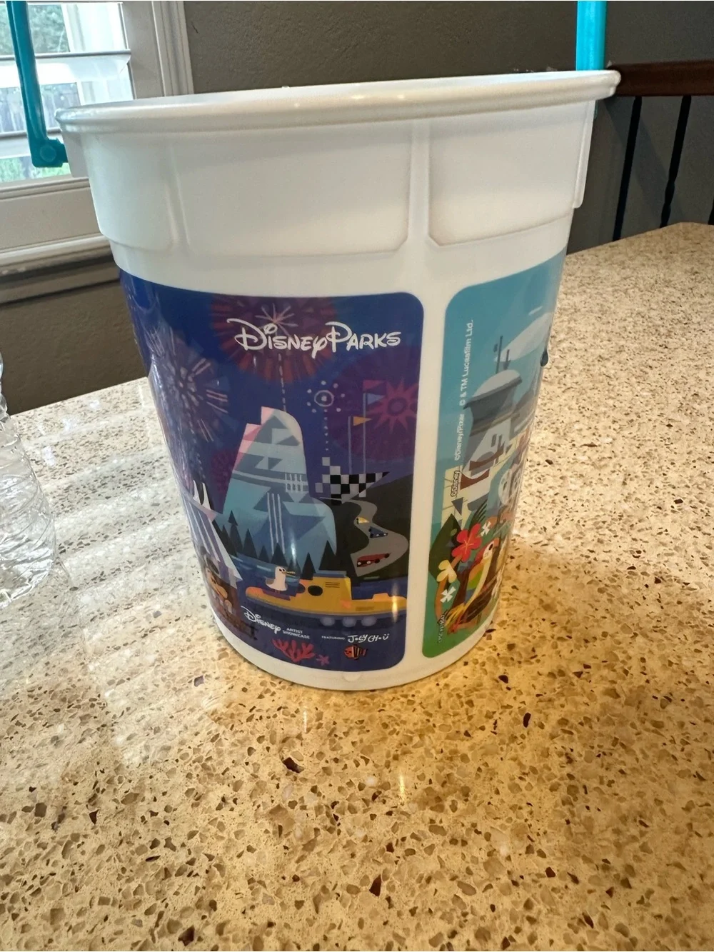 Disney Parks 2024 Joey Chou Popcorn Bucket - NO LID